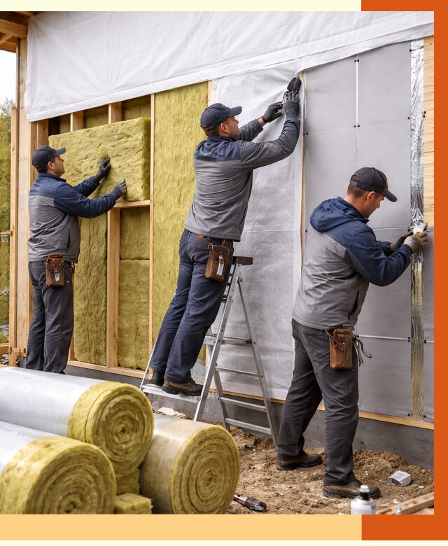 Утепление каркасного дома в Уссурийске от 4330 руб./м2 — профессионально | ТепломастерСср