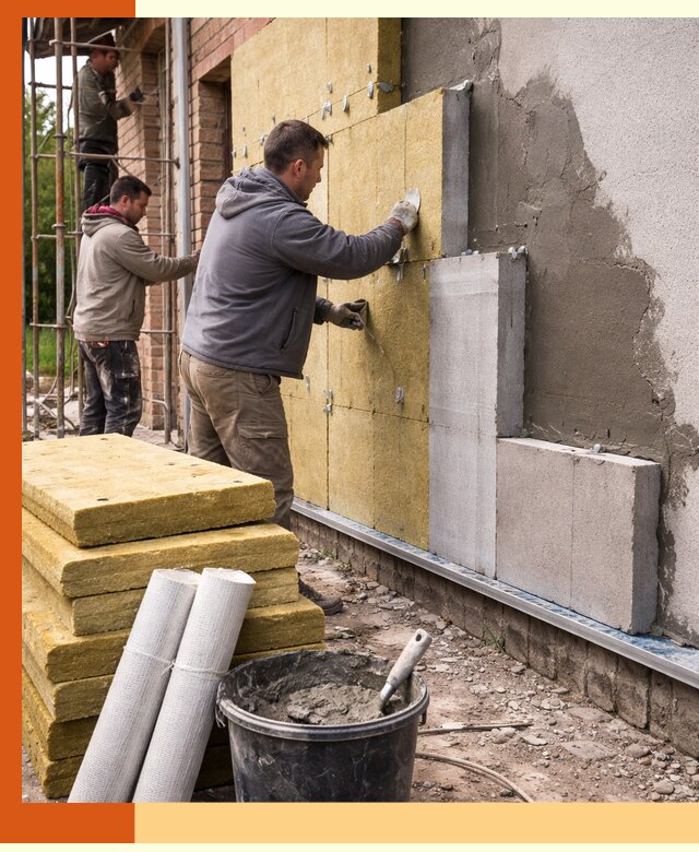 Утепление кирпичного дома под ключ в Уссурийске