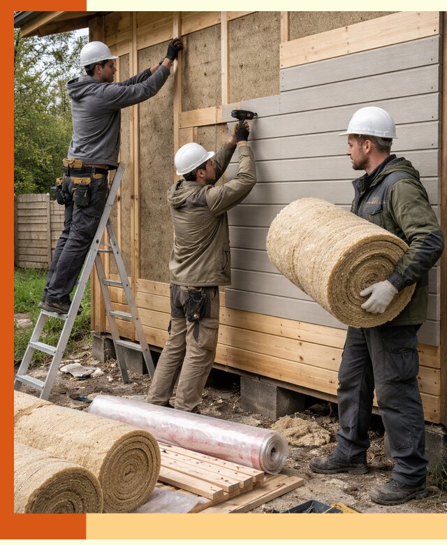Утепление бани снаружи в Уссурийске профессионально и надежно