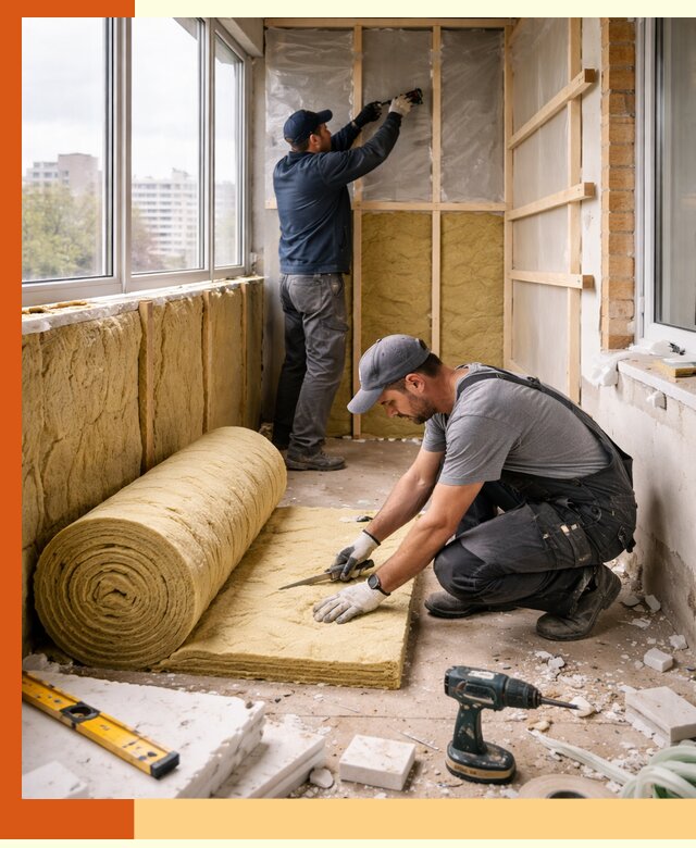 Утепление балкона под ключ в Уссурийске качественно и быстро