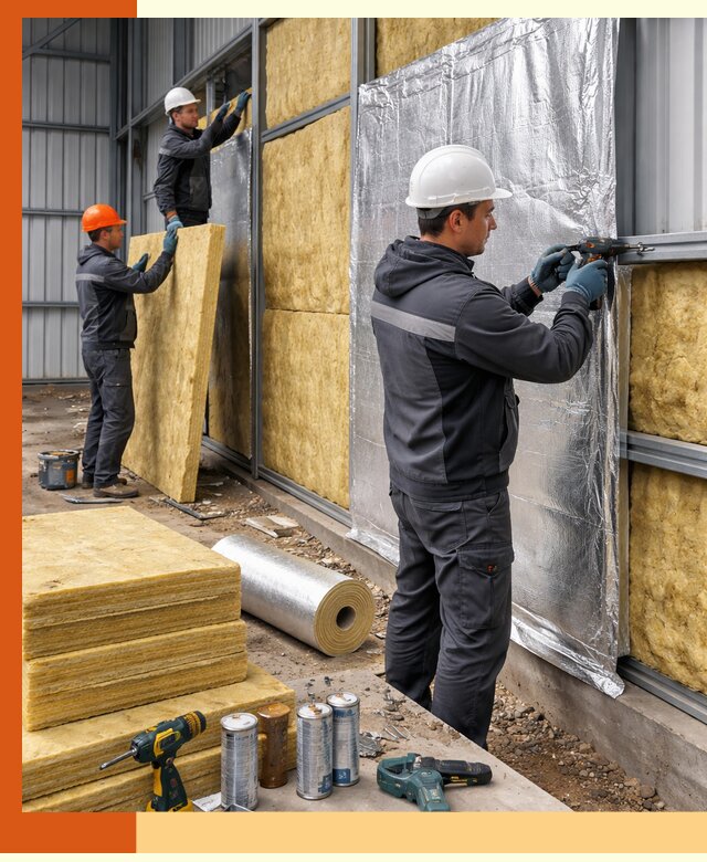 Утепление металлического ангара профессионально в Уссурийске