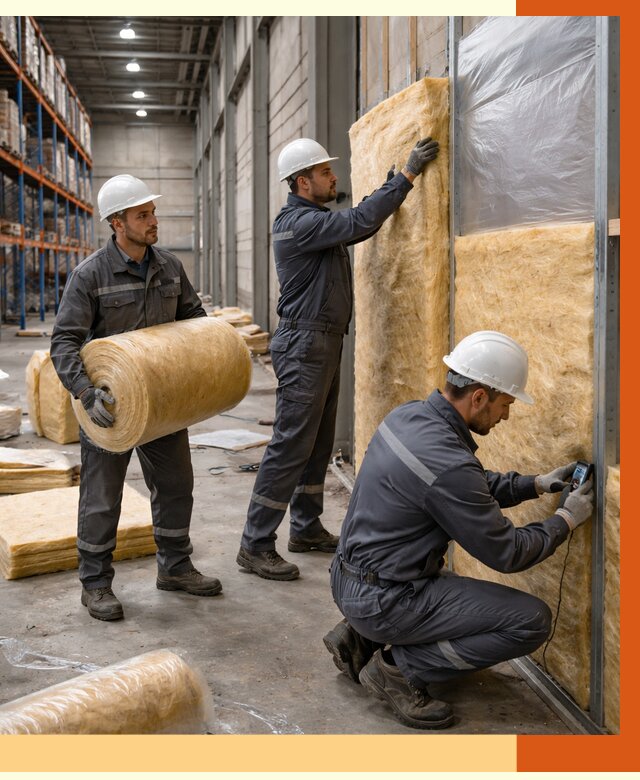 Утепление логистического центра в Уссурийске от 4640 руб/м² под ключ | ТепломастерСср