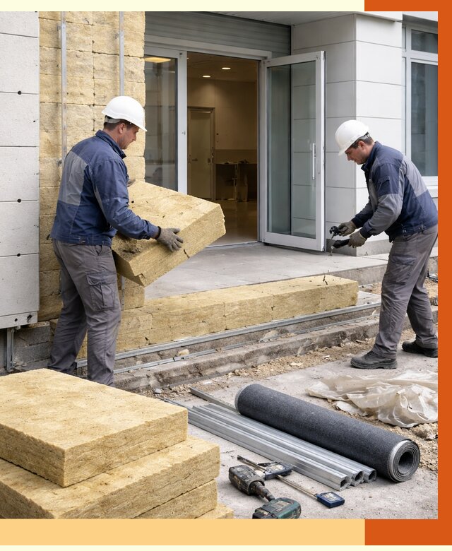 Утепление медицинского центра в Уссурийске под ключ от 12888 руб./м² | ТепломастерСср