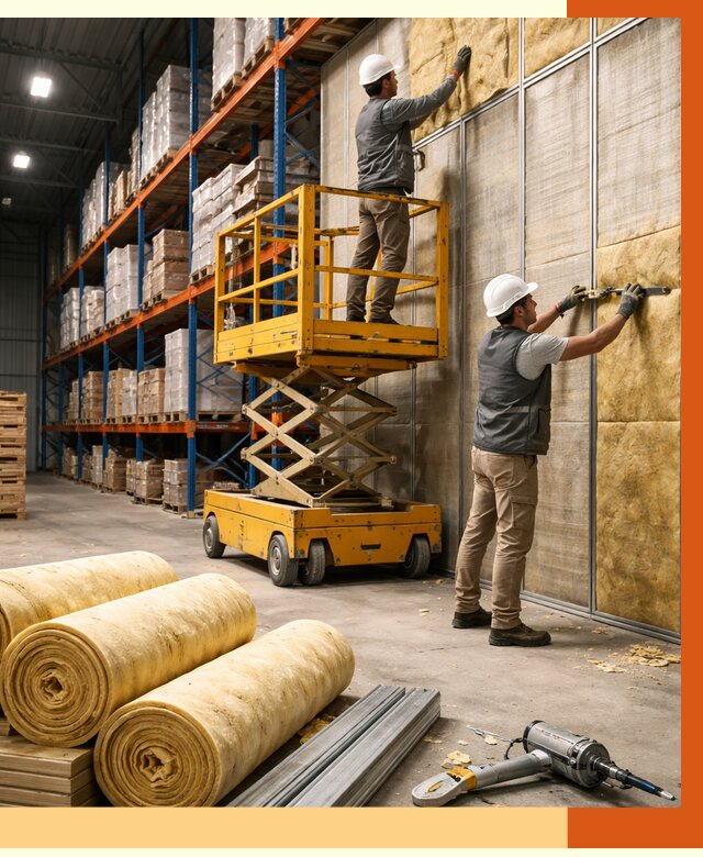 Утепление торгового склада в Уссурийске от 3299 руб/м2 — комплексно и под ключ | ТепломастерСср