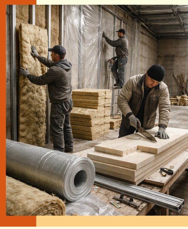 Утепление торгового склада в Уссурийске с энергоэффективными решениями