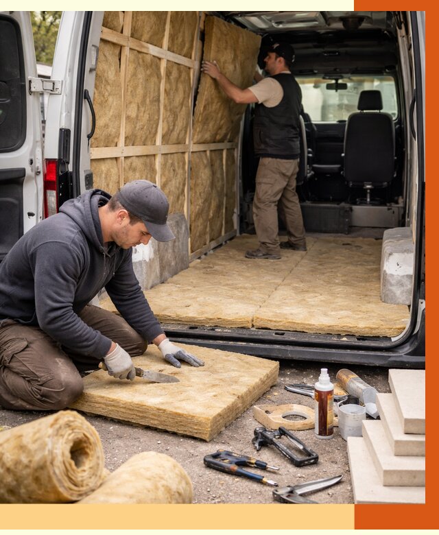 Утепление кемпера в Уссурийске под ключ от 12372 руб. — профессионально | ТепломастерСср