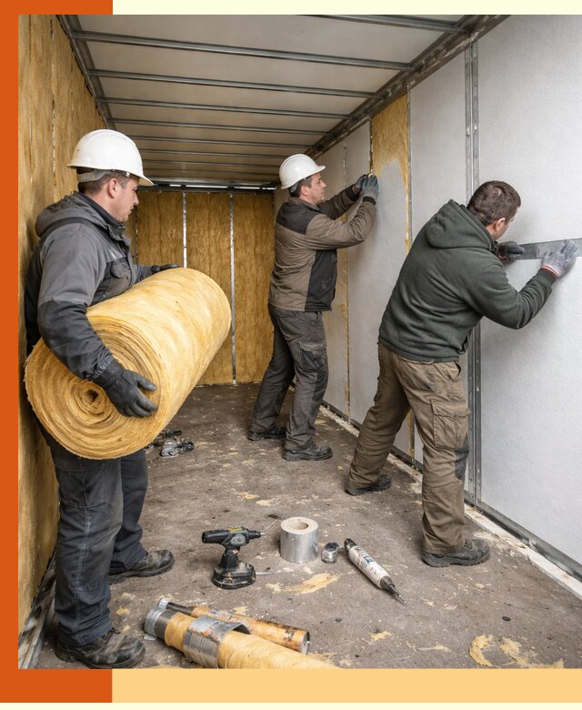 Утепление рефрижераторного контейнера в Уссурийске профессионально и надежно