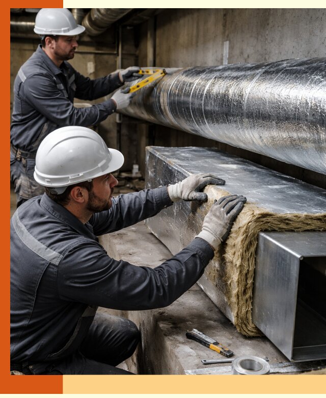 Профессиональное утепление воздуховодов и теплоизоляция в Уссурийске