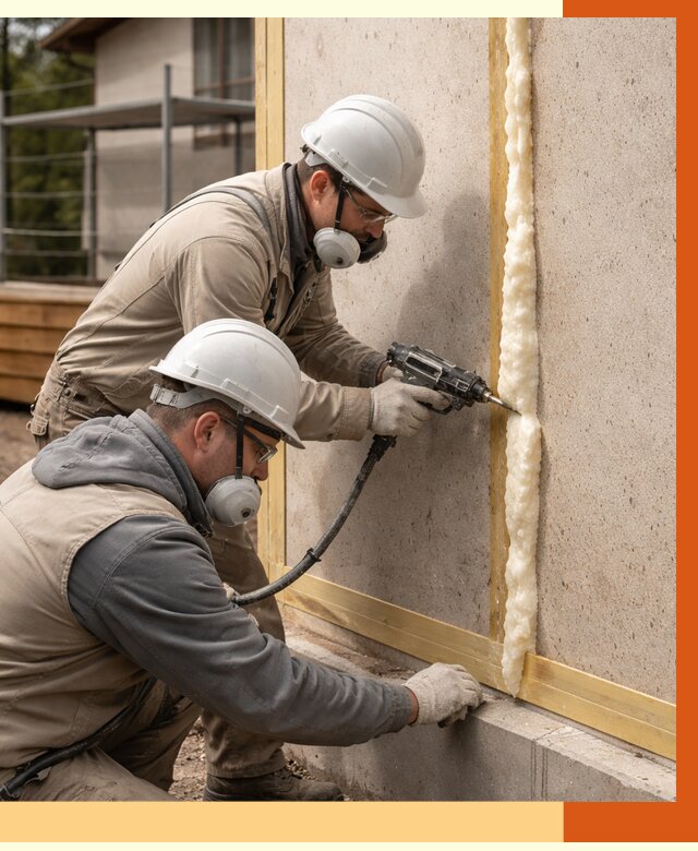 Утепление сип панелей ППУ в Уссурийске от 4949 руб. под ключ | ТепломастерСср