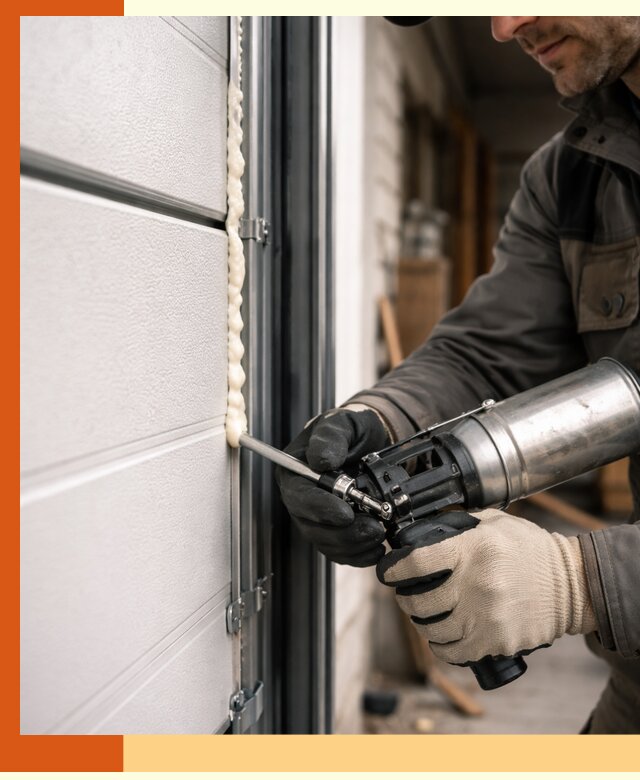 Заполнение пустот ворот в Уссурийске профессионально и герметично