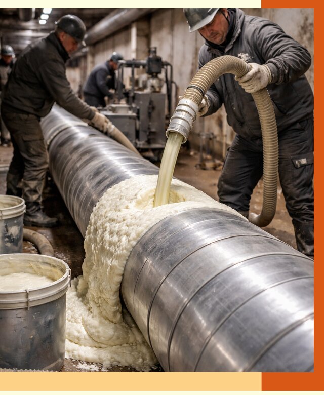 Утепление теплотрассы жидкой теплоизоляцией в Уссурийске от 4330 руб. | ТепломастерСср