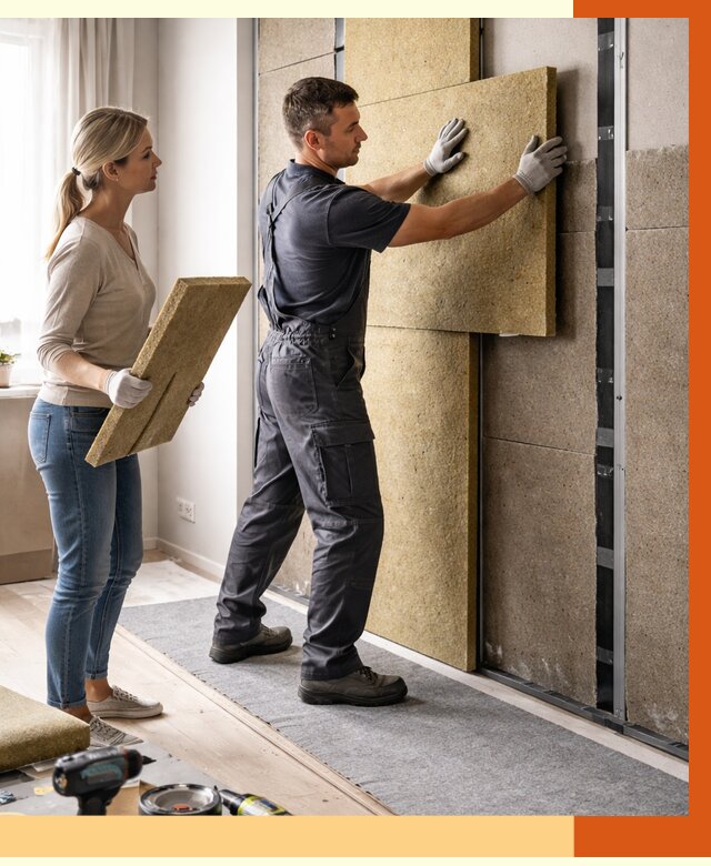 Профессиональная шумоизоляция квартиры в Уссурийске от 7733 руб. за м2 | ТепломастерСср