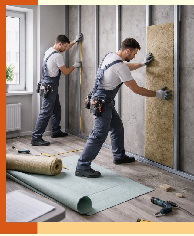 Шумоизоляция квартиры под ключ в Уссурийске — профессионально и гарантированно