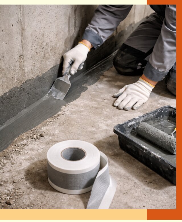 Гидроизоляция швов и герметизация стыков в Уссурийске от 1289 руб. | ТепломастерСср