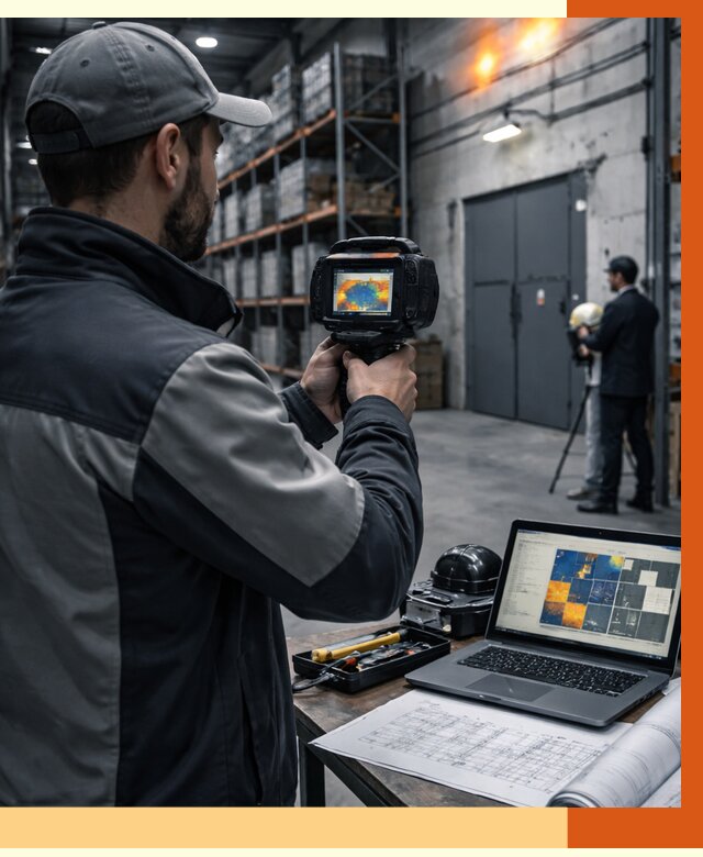 Тепловизионное обследование склада в Уссурийске от 6702 руб. | ТепломастерСср